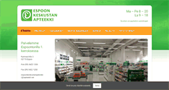 Desktop Screenshot of espoonkeskustanapteekki.fi